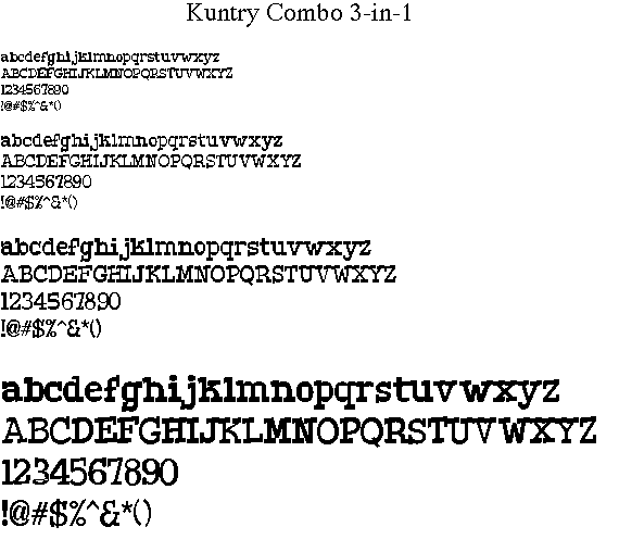 Font Preview Image