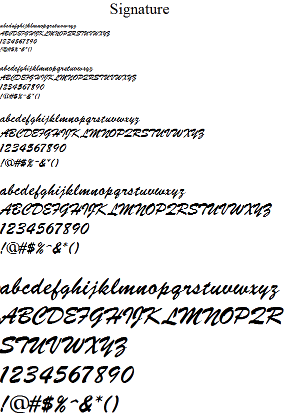 Font Preview Image