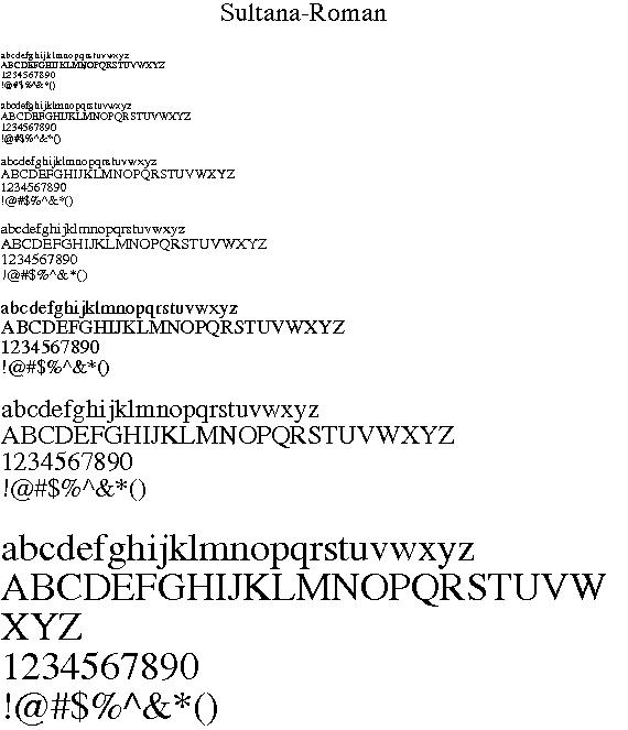 Font Preview Image